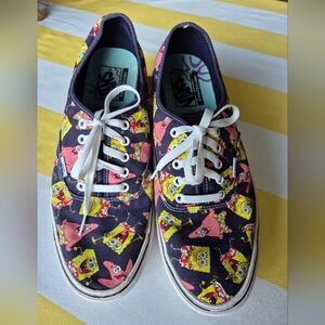 Vans SpongeBob Squarepants Sneakers Size Men's 11.5 Women's 13